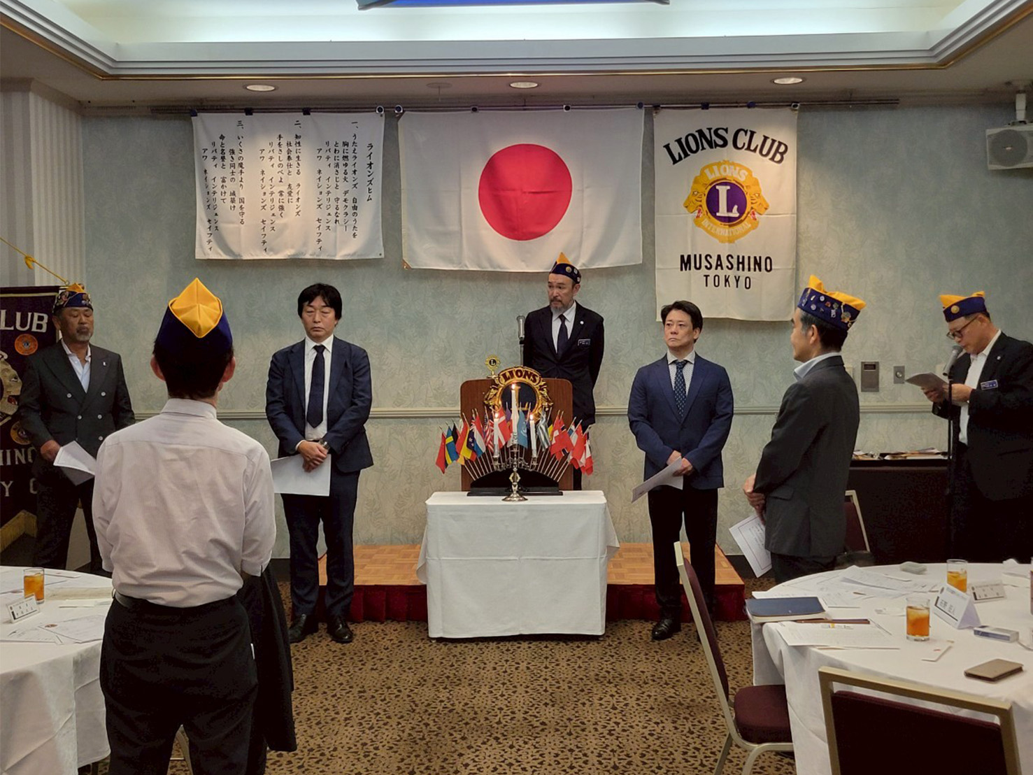 7月第二例会（入会式）