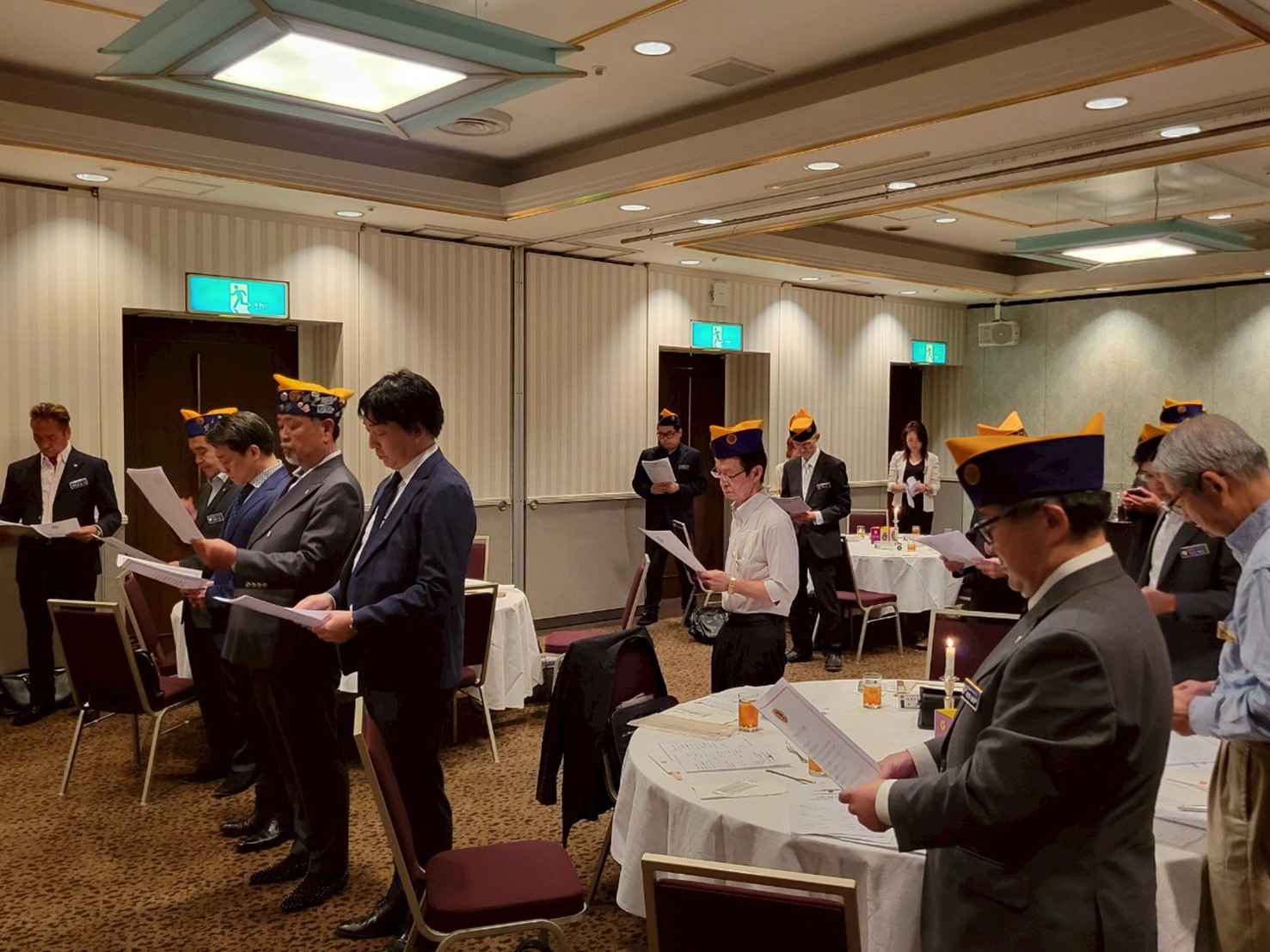7月第二例会（入会式）