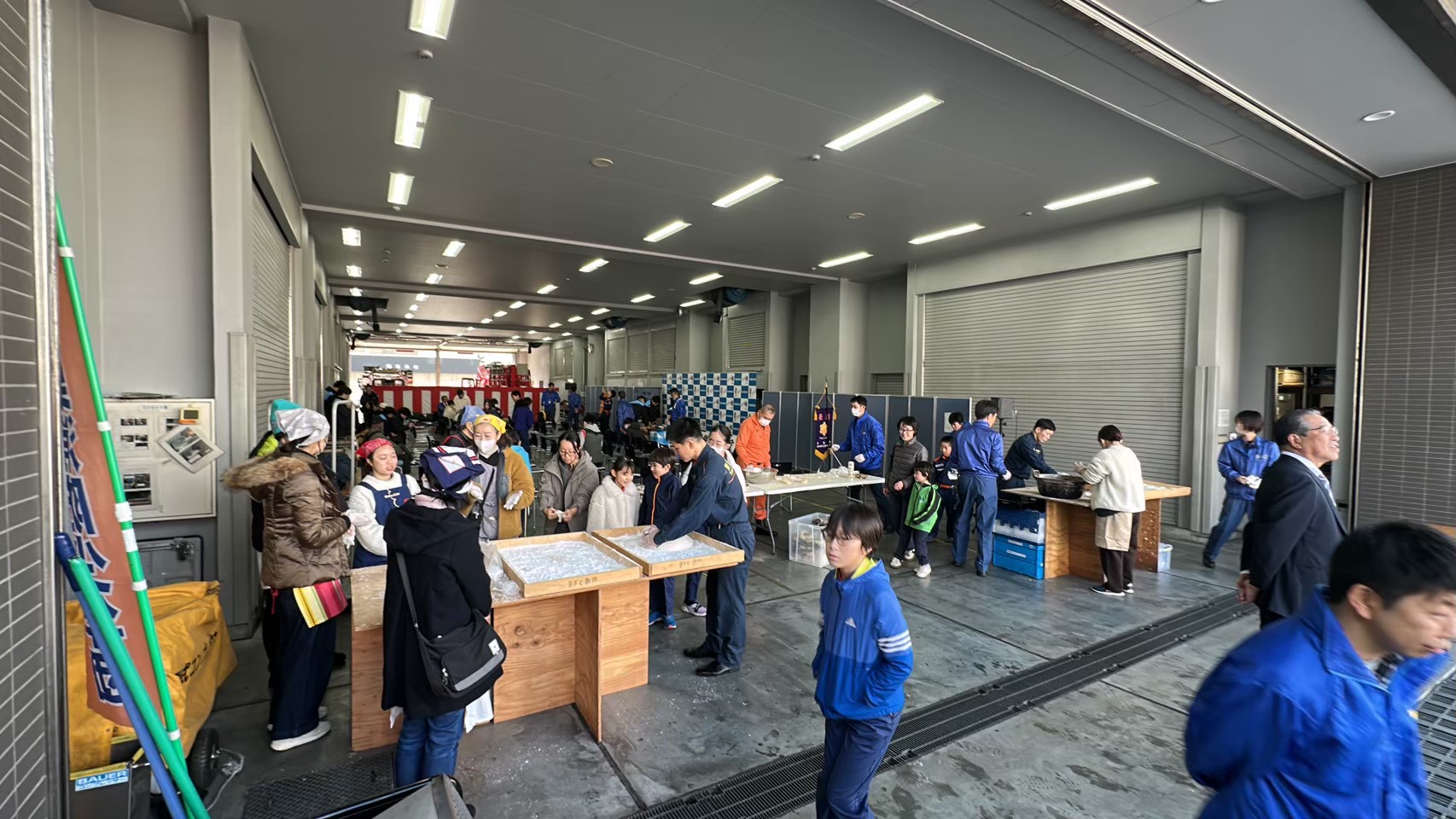 消防署少年団餅つき大会
